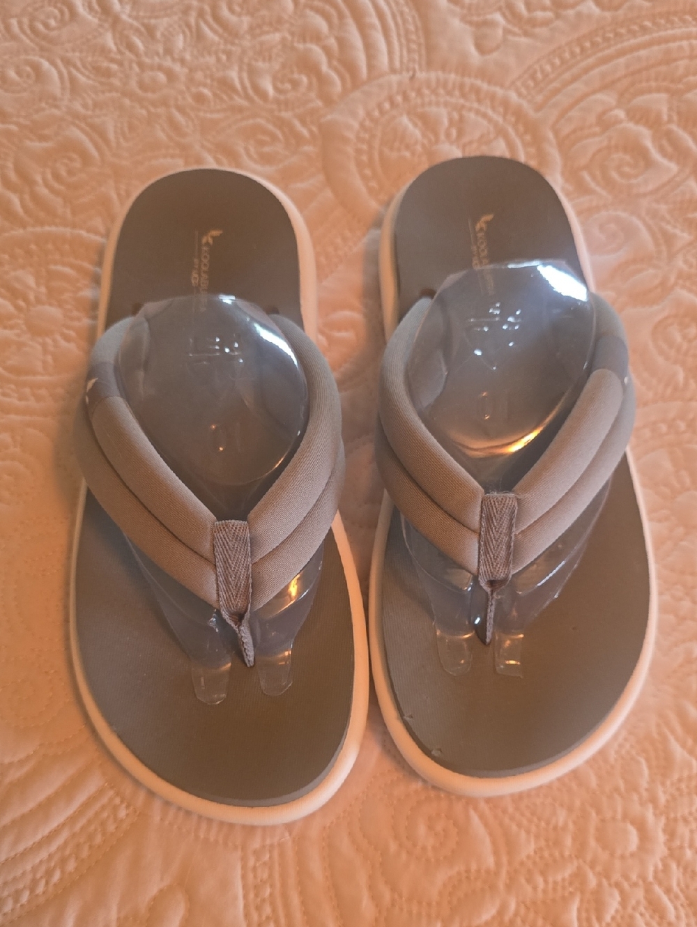 Comfort Foam Grey Women's Flip Flop Sandals